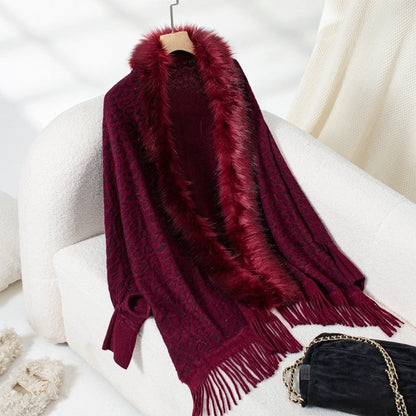 Batwing Sleeve Sweater Cape Cardigan