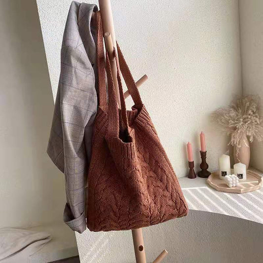 Crochet Tote Bag Twist Woven Bag
