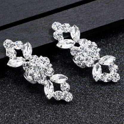 Fashion Rhinestone Shoe Clips Decorative Shoe Charms