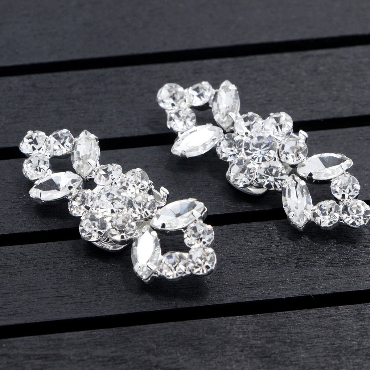 Fashion Rhinestone Shoe Clips Decorative Shoe Charms