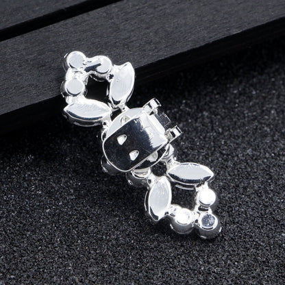 Fashion Rhinestone Shoe Clips Decorative Shoe Charms