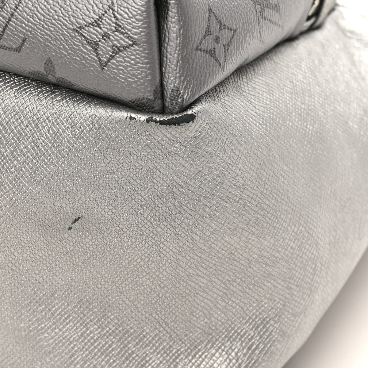 Monogram Taiga Discovery Backpack PM Silver