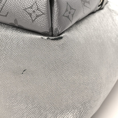 Monogram Taiga Discovery Backpack PM Silver