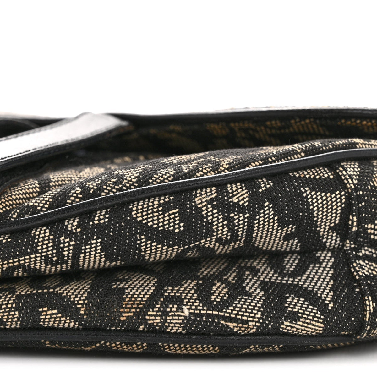 Monogram Saddle Bag Black