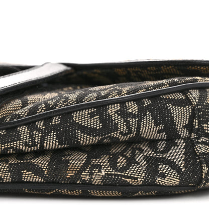 Monogram Saddle Bag Black