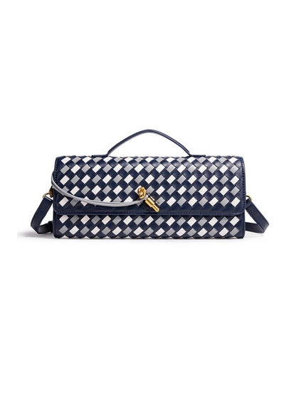 Emilia Woven Soft Leather Evening Bag