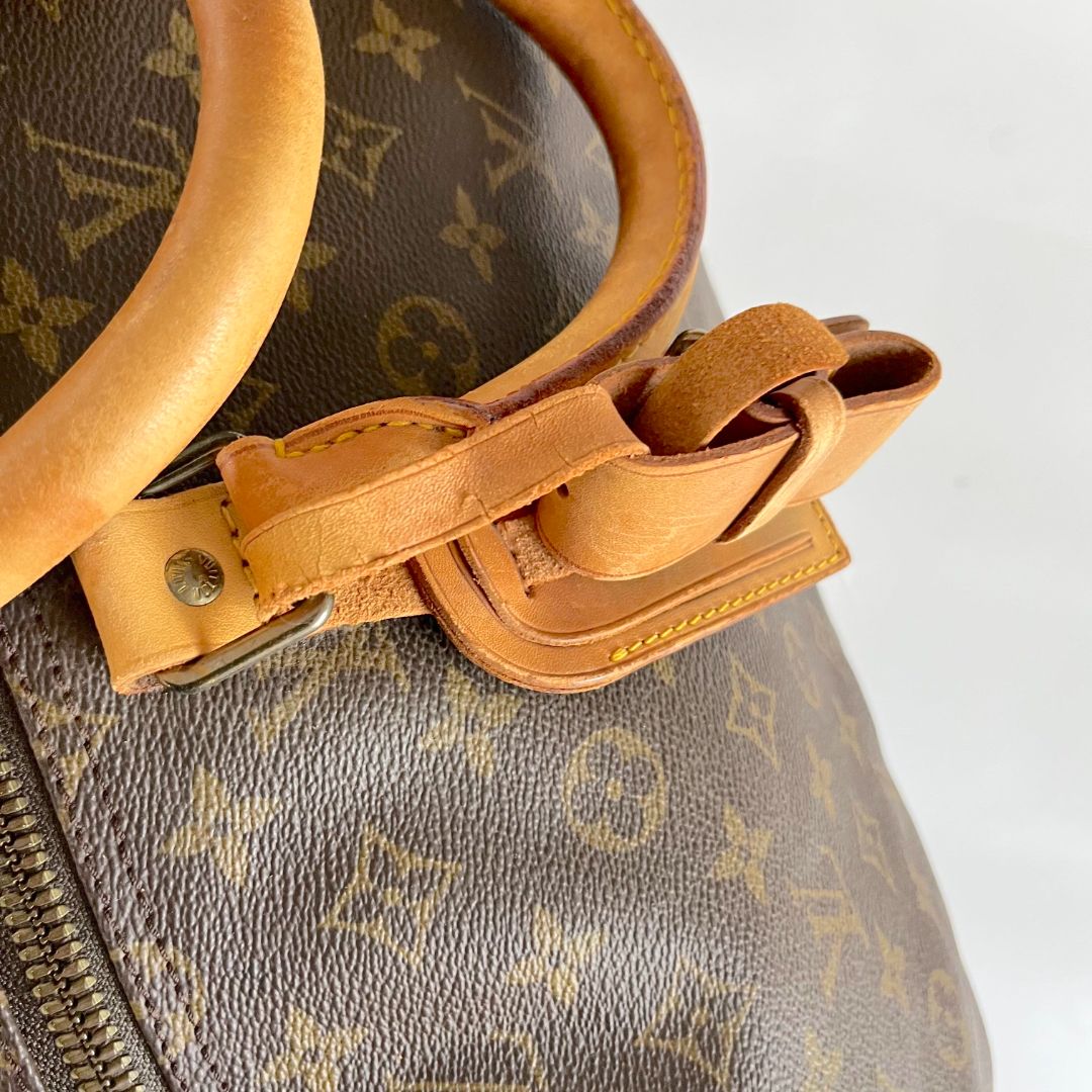 Louis Vuitton brown monogram canvas Keepall 55 Duffel vintage bag