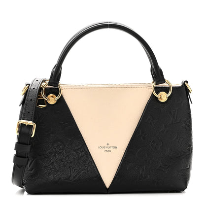 Empreinte V Tote BB Black Creme
