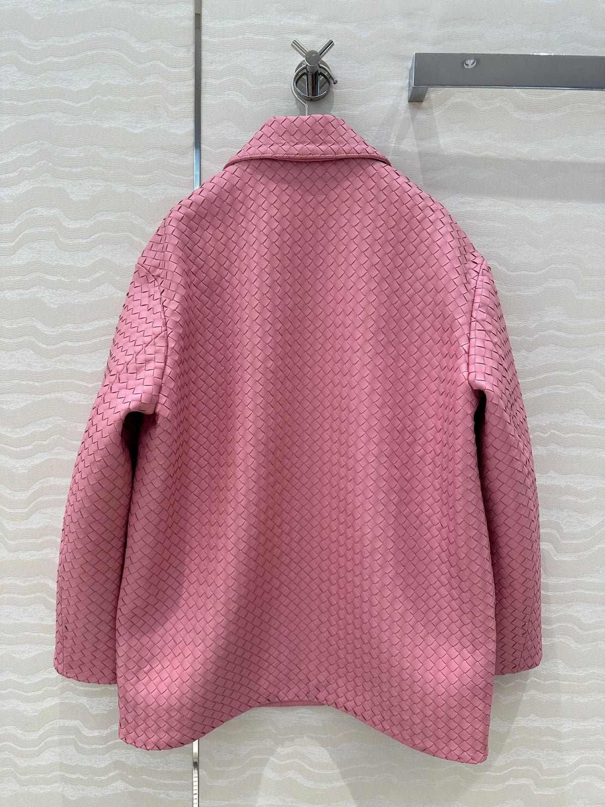 BV Jacket in Pink Lambskin