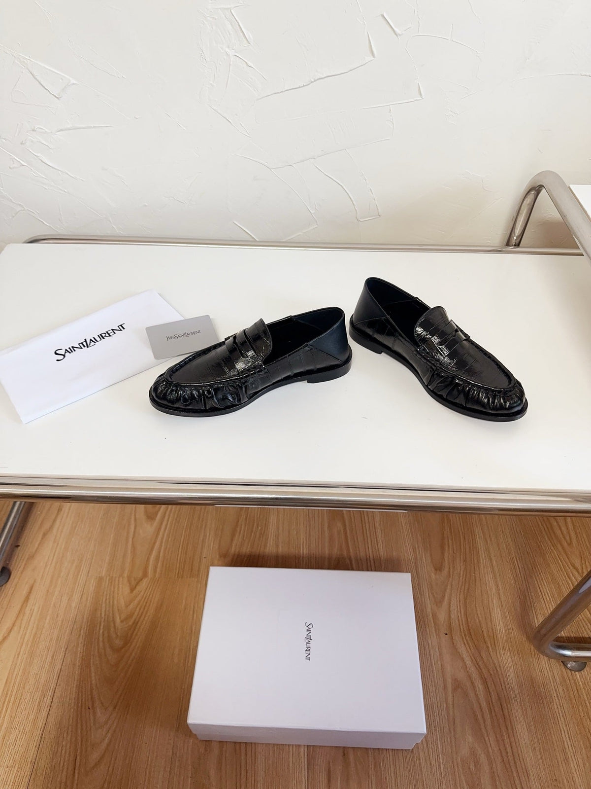 YSL Le Loafer Supple Black Smooth Leather