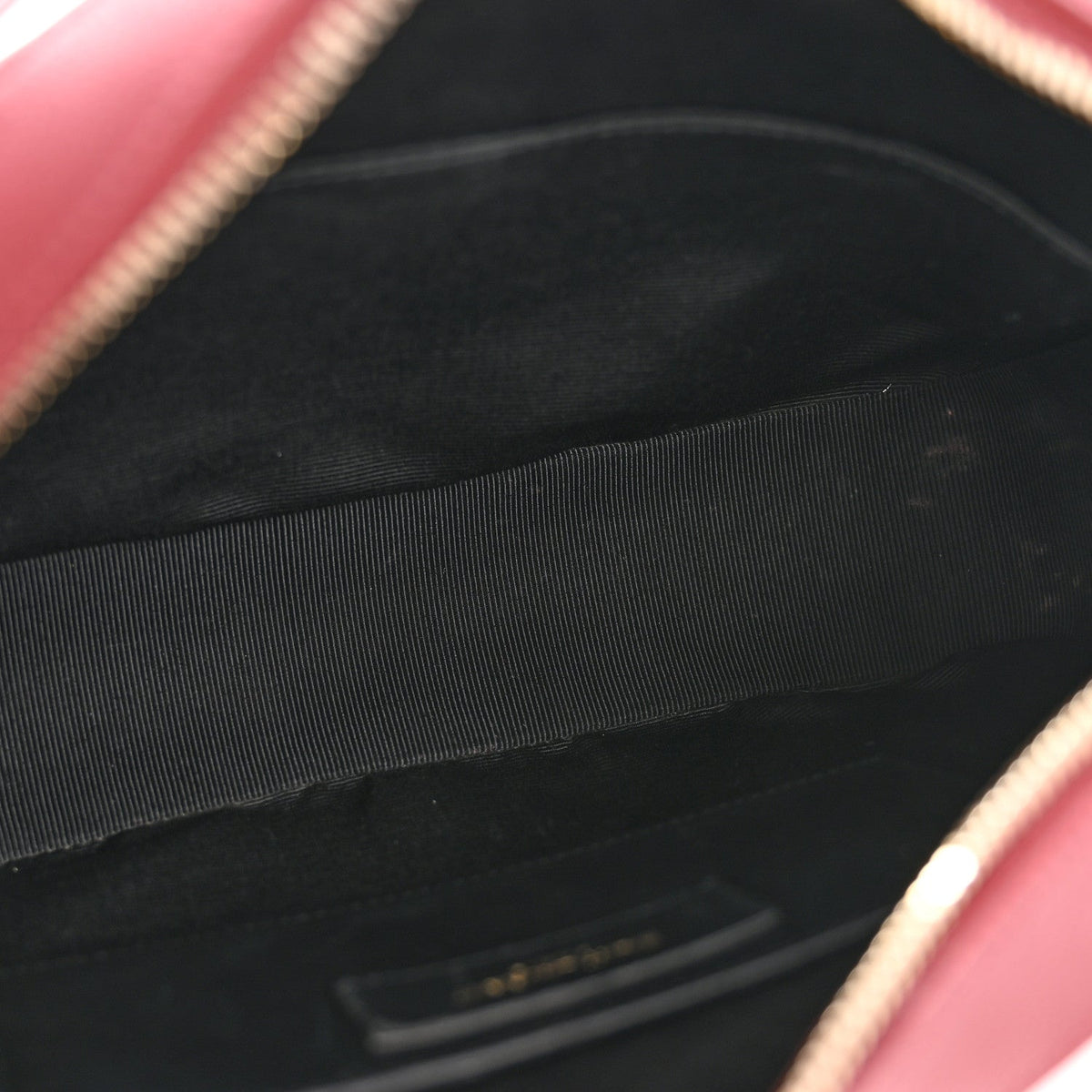 Grain De Poudre Medium Classic Monogram Camera Bag Oxblood