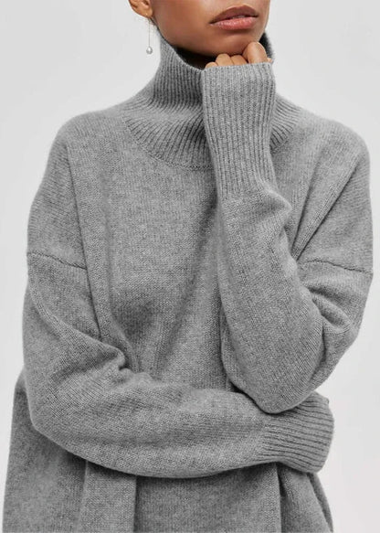 Cozy Chic Wool Turtleneck Pullover Sweater