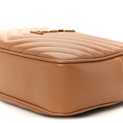 Calfskin Matelasse Monogram Lou Camera Bag Cinnamon