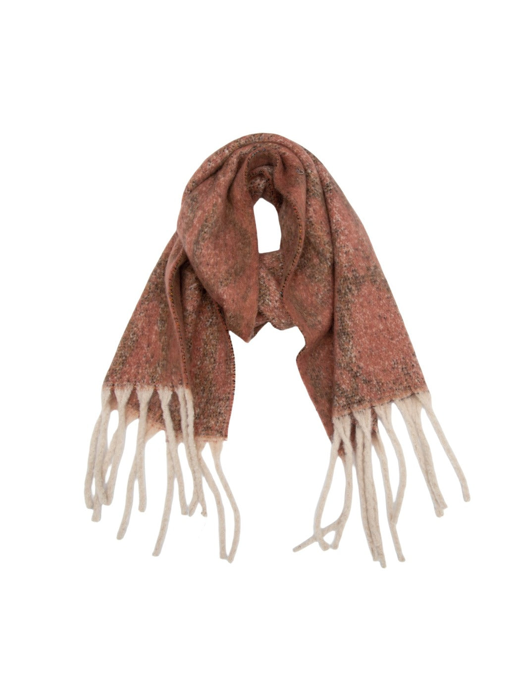 Scarvii - Winter Snake Printed Tassel Scarf