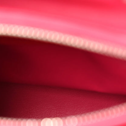 Lambskin Cannage Medium Bi-Color Lady Dior Orange Fuchsia