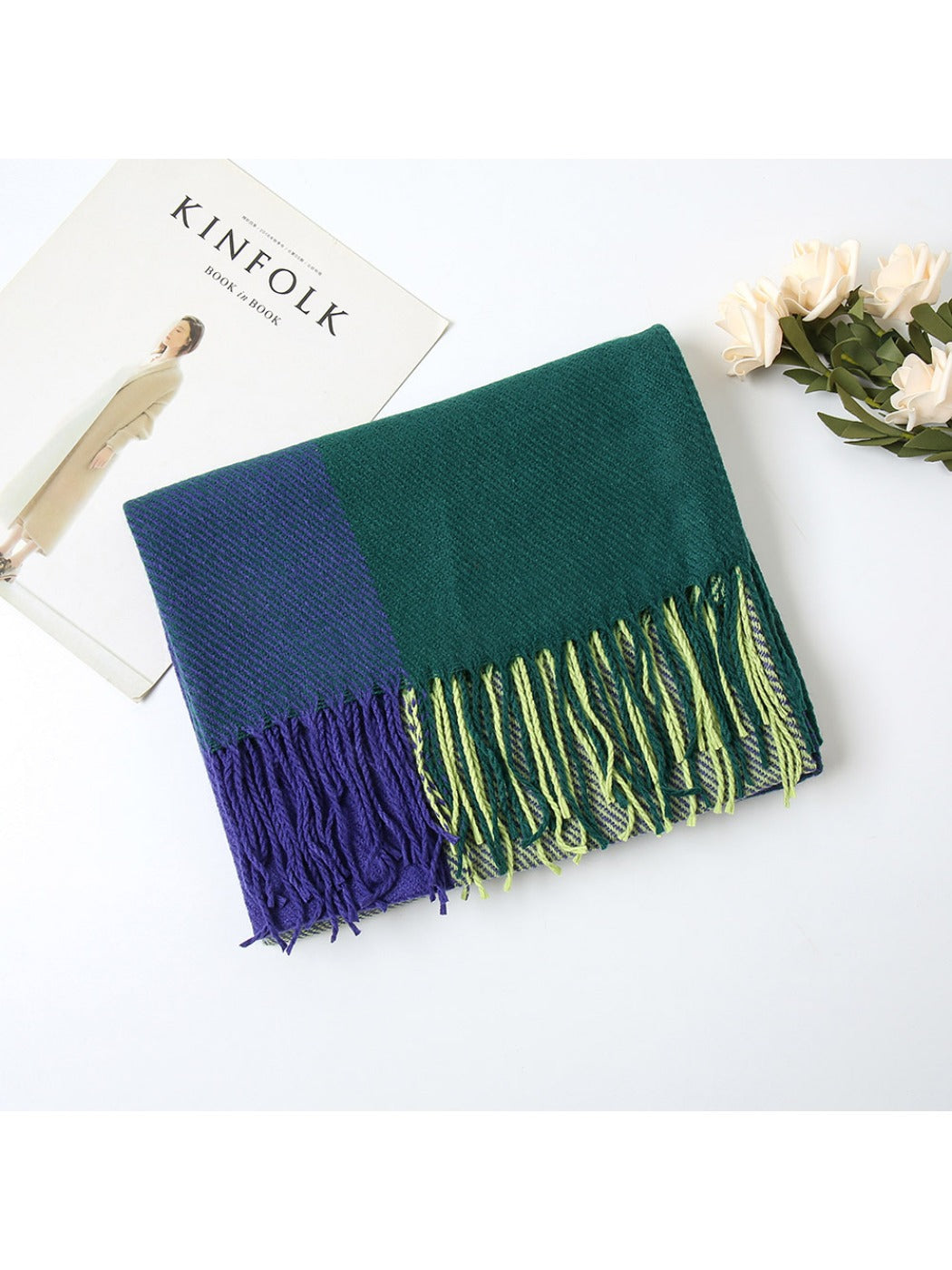 Sscarvii - Winter Scarf with Colorful Plaids