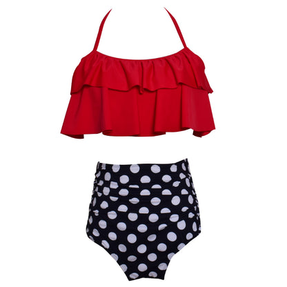 High-Waisted Swimwear Bikini Set For Women