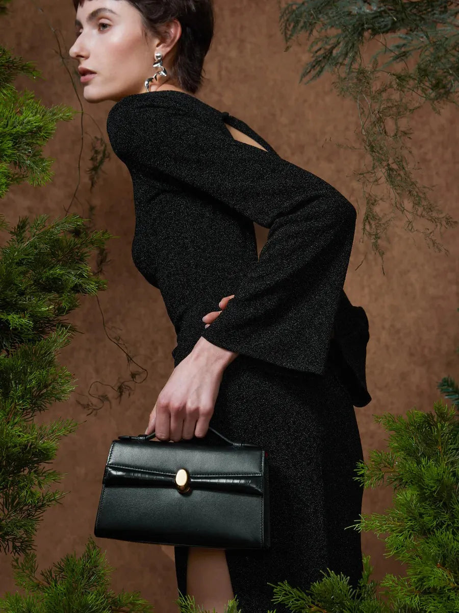 Julien Black Bag In Leather