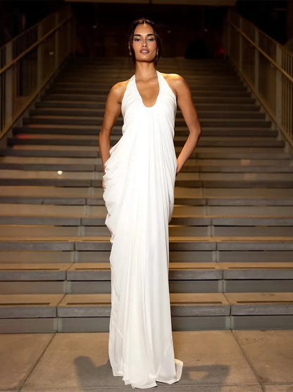 Brynlee Crep Maxi Dress