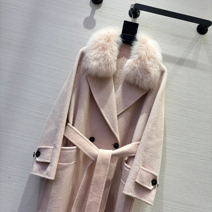 MAX MARA 25S DOUBLE-FACED CASHMERE COAT 056