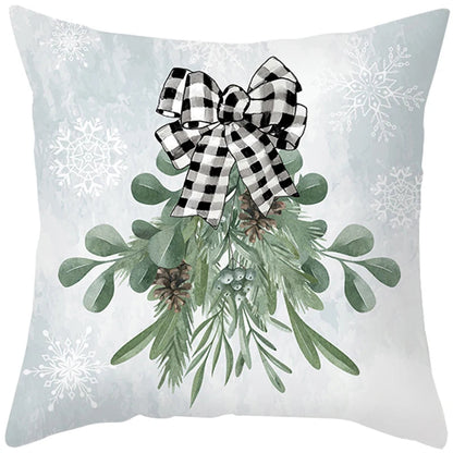 45Cm Merry Christmas Cushion Cover Pillowcase 2023 Christmas Decorations For Home Ornament New Year Christmas Decor
