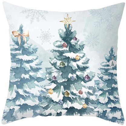 45Cm Merry Christmas Cushion Cover Pillowcase 2023 Christmas Decorations For Home Ornament New Year Christmas Decor