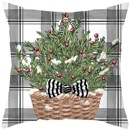 45Cm Merry Christmas Cushion Cover Pillowcase 2023 Christmas Decorations For Home Ornament New Year Christmas Decor