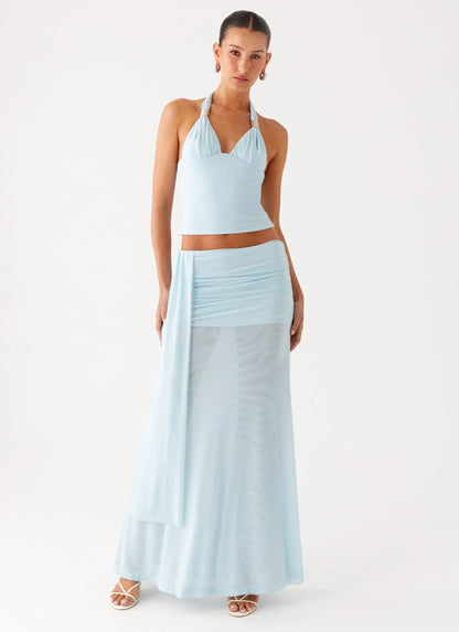 Blaze Maxi Skirt - Blue