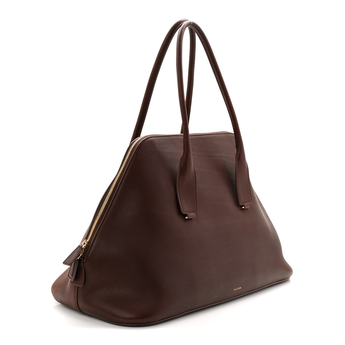 Polished Saddle Calfskin Large Devon Bag Burgundy