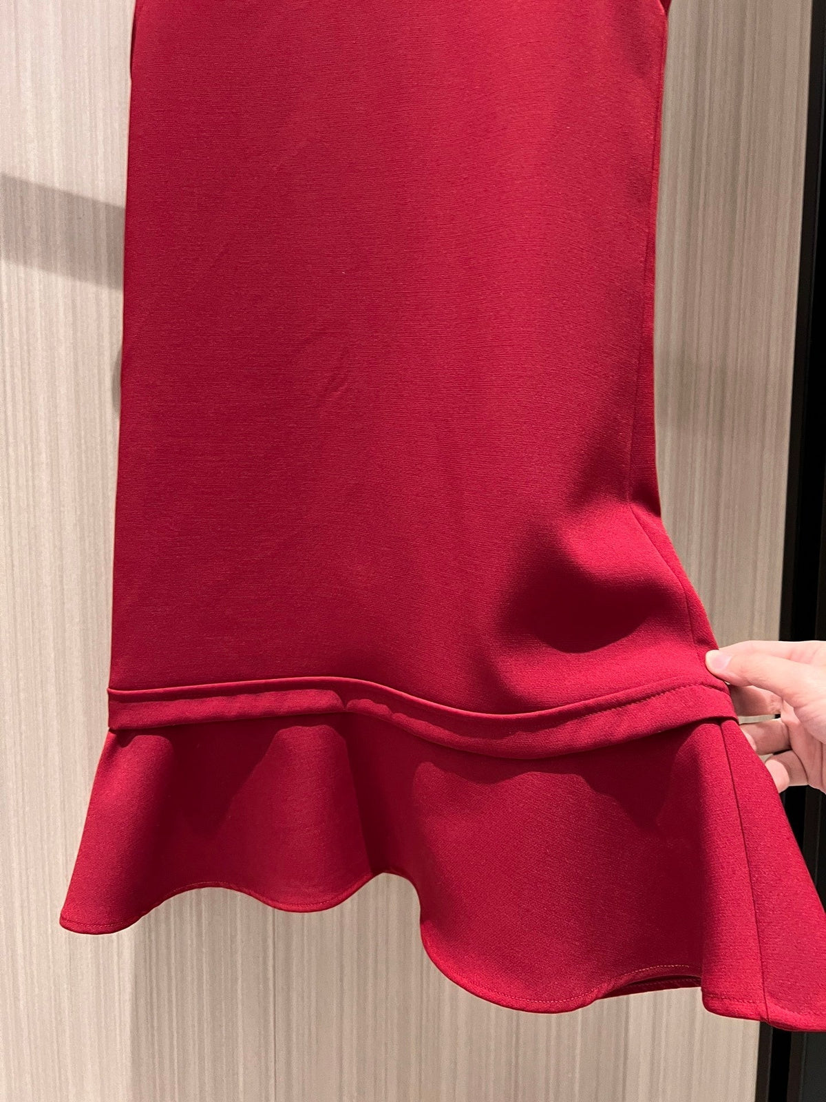 Gucci Sleeveless Vest Dress Red Polyester Fiber