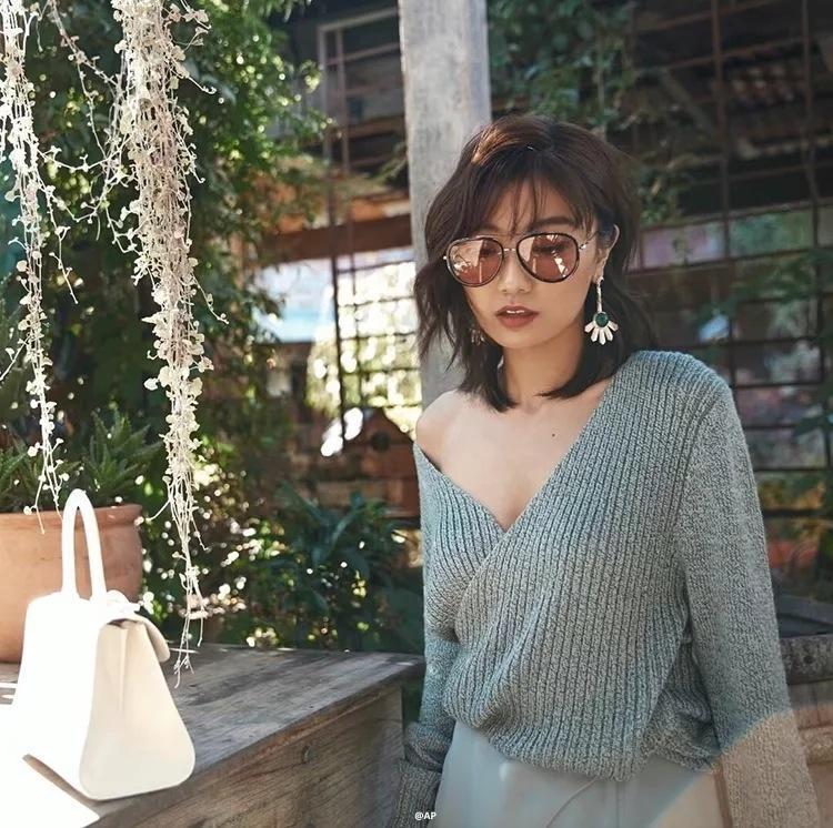 Autumn Sexy Cross V-Neck Sweater