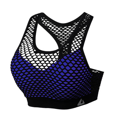 Sports Bra Shockproof Running Fitness Vest-Style Ladies Gather Thin Yoga Rims-Free Bras
