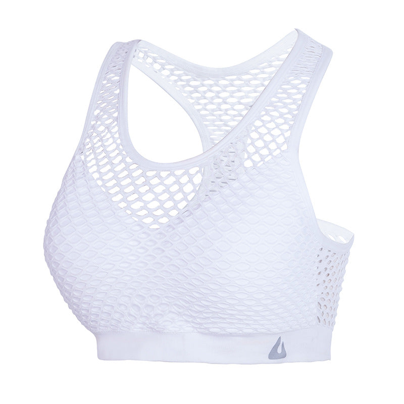 Sports Bra Shockproof Running Fitness Vest-Style Ladies Gather Thin Yoga Rims-Free Bras