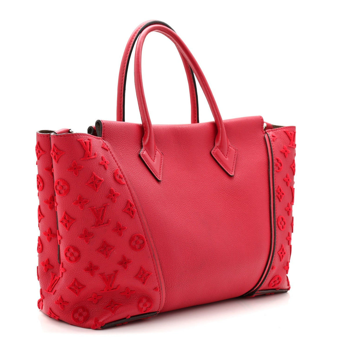 Veau Cachemire Tote W PM Framboise
