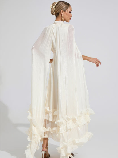 Perla Ruffle Maxi Dress