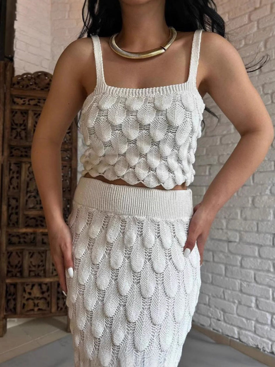Seraphina Scale-Design Strappy Two-Piece Set