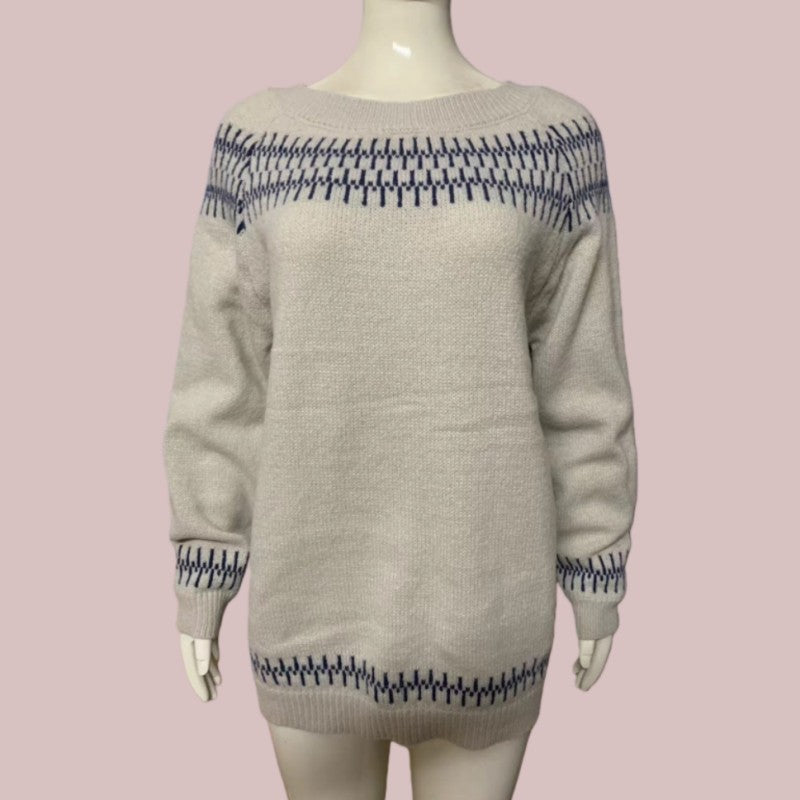 Color Block Knit Sweater