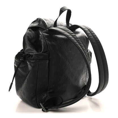 Calfskin Monogram Shadow Discovery Backpack Black