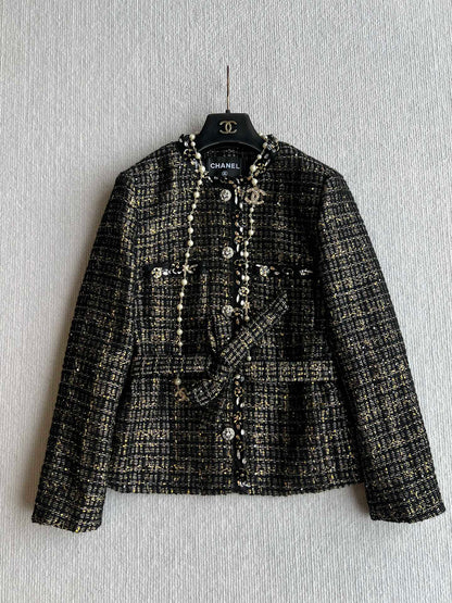 CC 25 Set Tweed Black Polyester Wool 289987