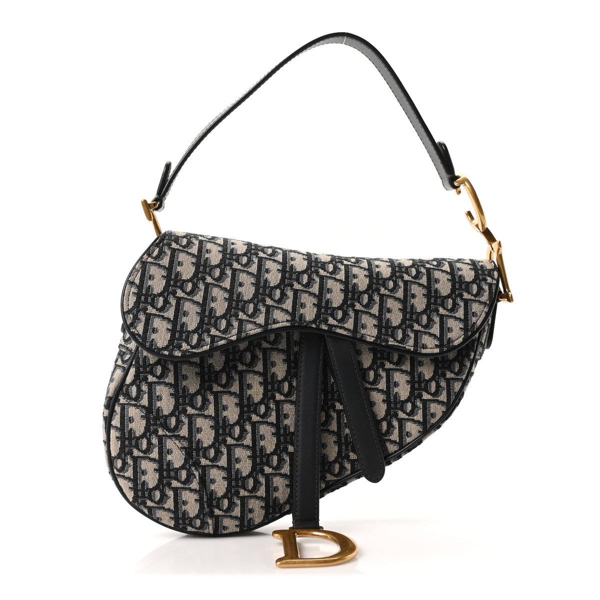 Oblique Saddle Bag Blue