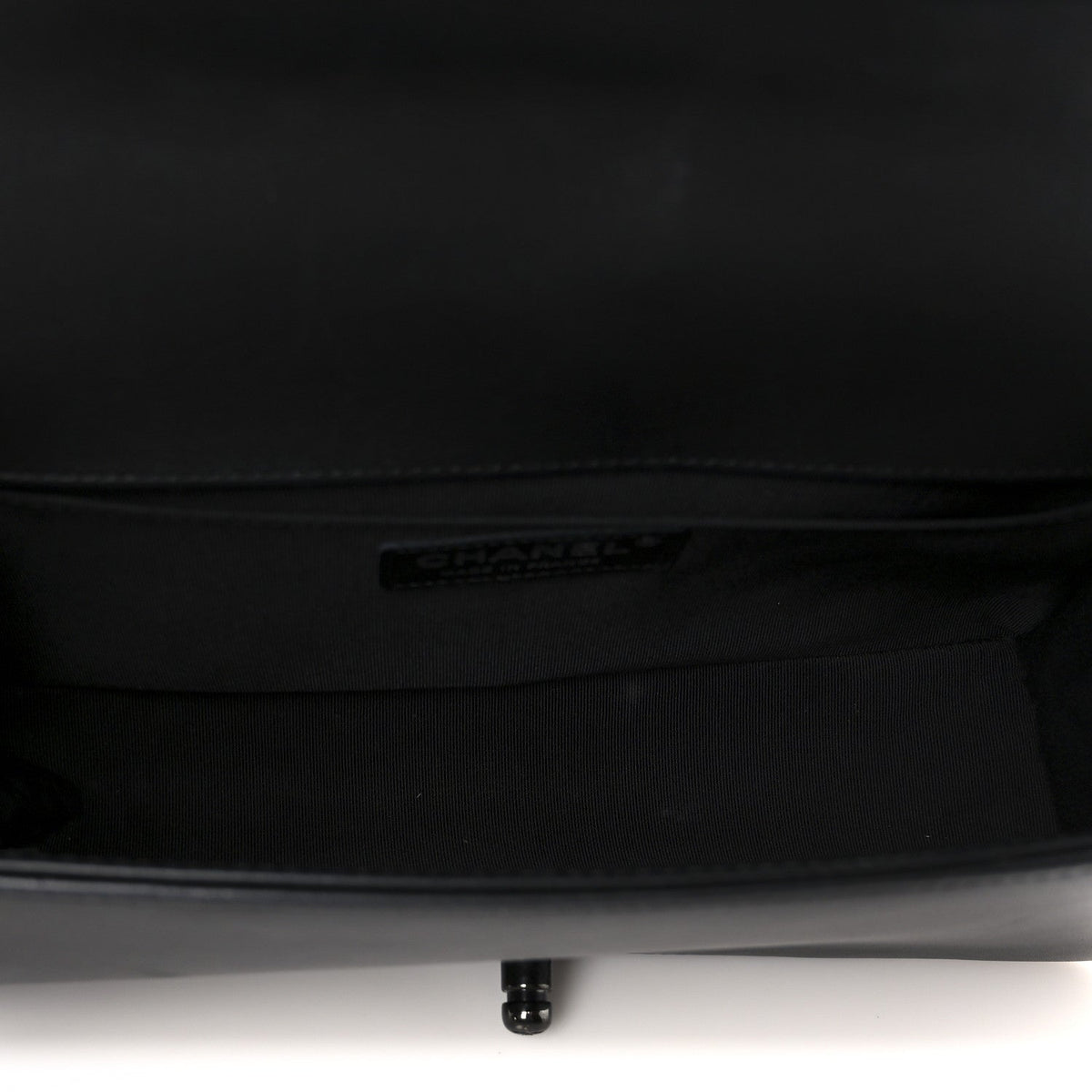 Calfskin Quilted Medium Boy Flap So Black