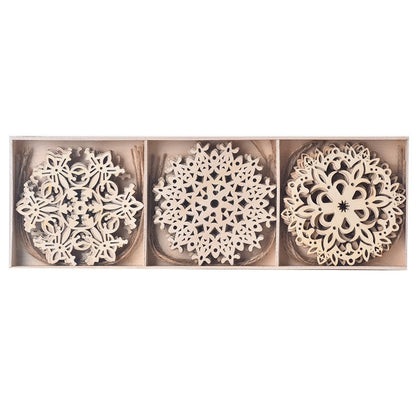 Christmas Wooden Candle Decorations