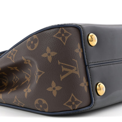 Patent Calfskin Monogram Cherrywood PM Black
