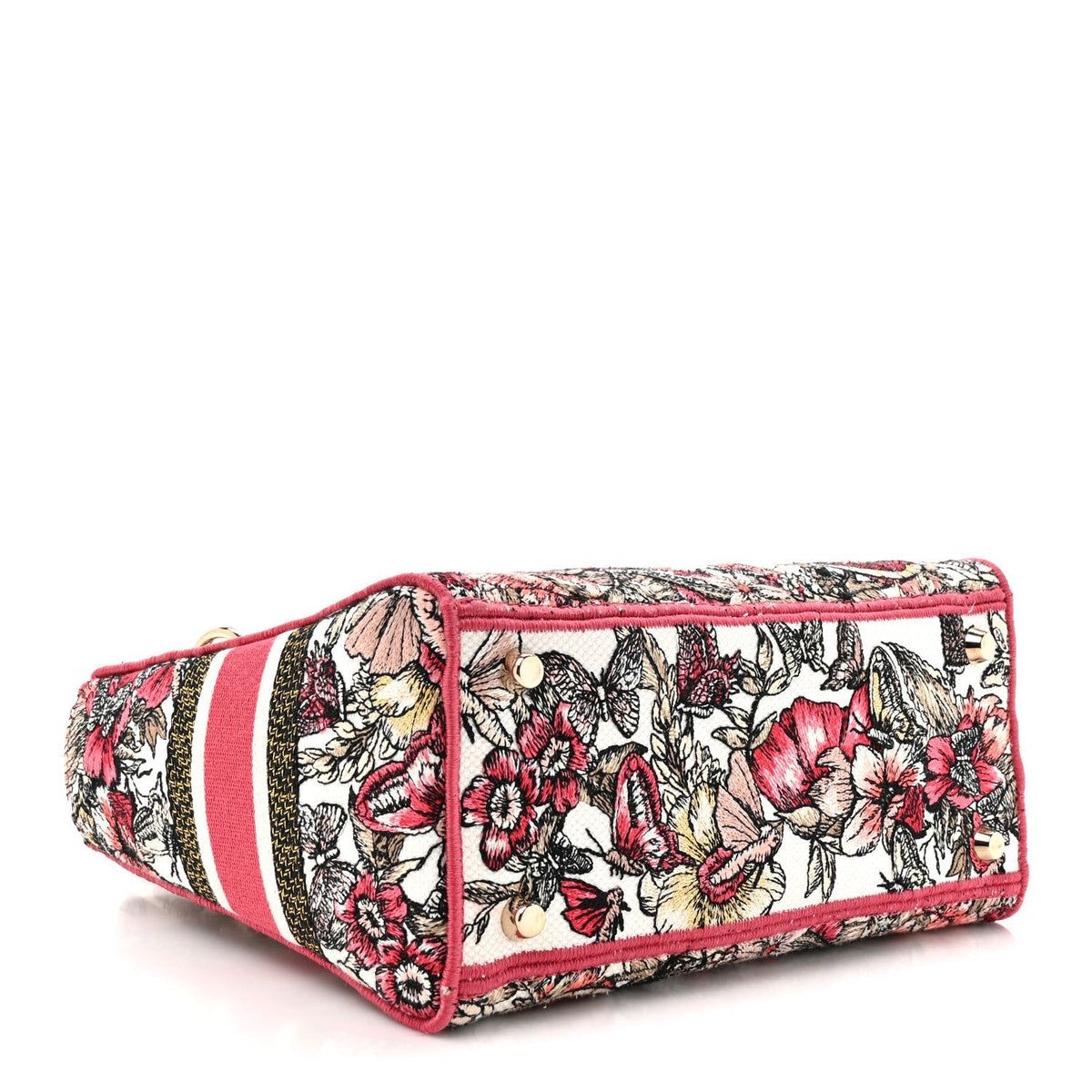 Canvas Embroidered Butterfly Print Medium Lady D-Lite Multicolor
