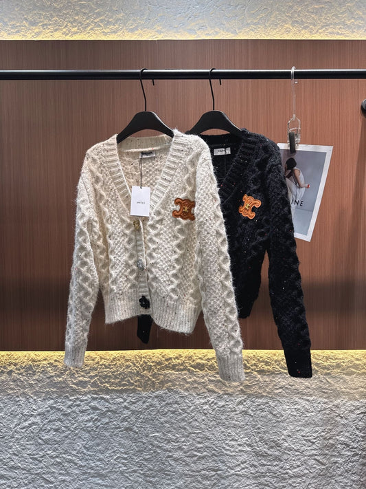 CELINE 25S KNITTED CARDIGAN