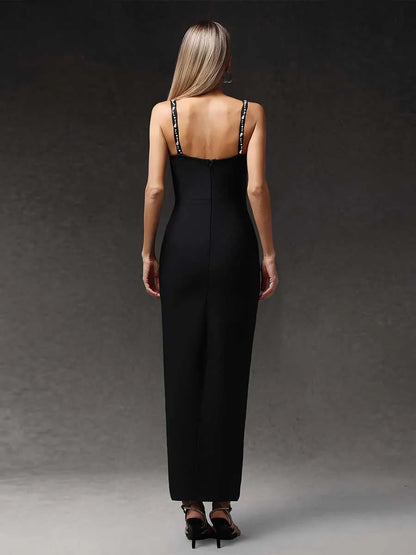 Juliette Starlight Crystal Maxi Dress