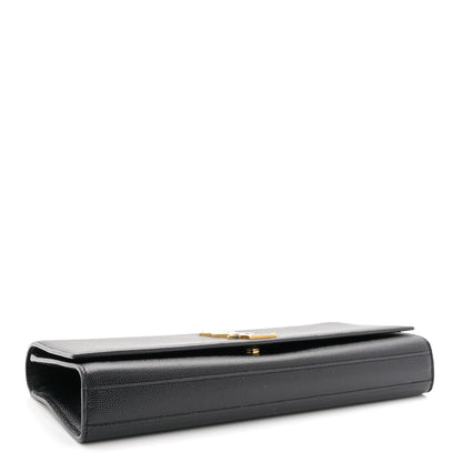 Grain De Poudre Monogram Cassandre Clutch Black