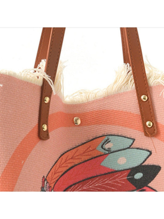 Cosbai - Boho Embroidered Large-Capacity Shoulder Bag