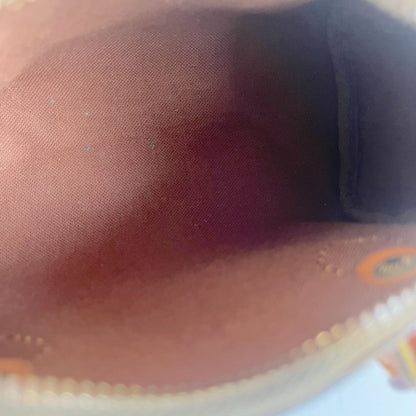Louis Vuitton Brown Monogram Canvas Mini Speedy Shoulder Bag w Strap