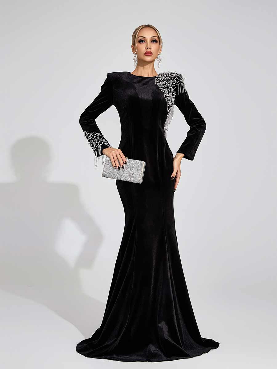 Azalea Beaded Maxi Dress